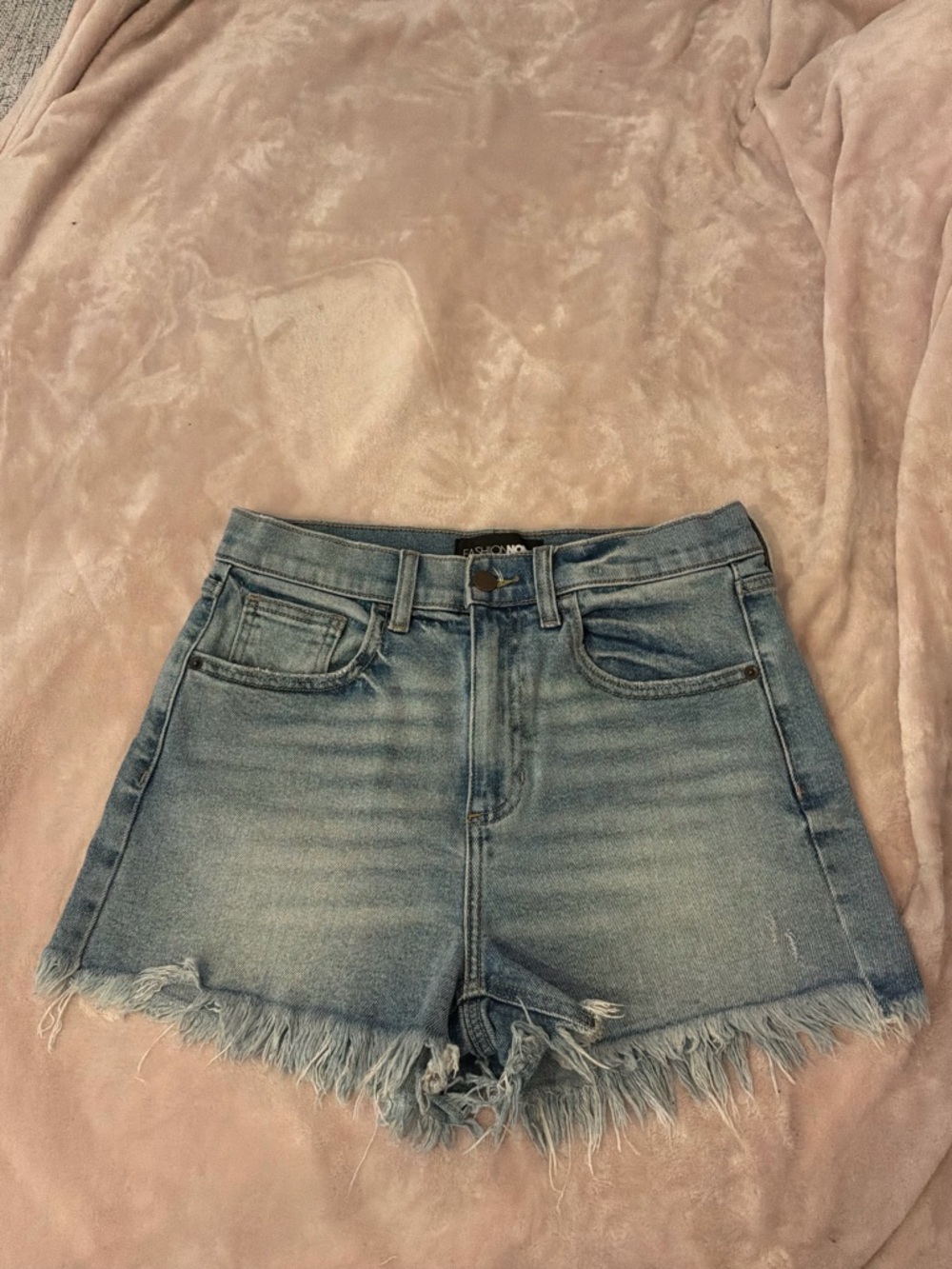 FASHION NOVA | HIGH RISE DISTRESSED DENIM SHORTS